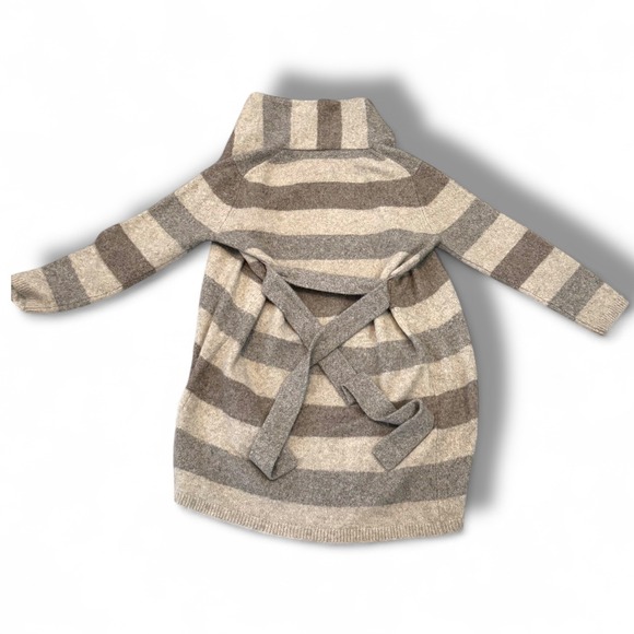 Jenni Kayne Yak Alpaca Striped Cardigan Coat XL Coastal Capsule Quiet Luxury - Picture 8 of 8